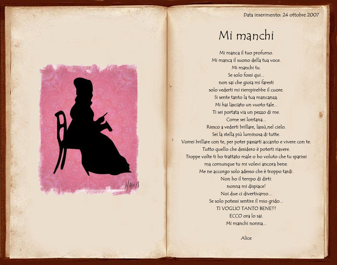 Poesia Mi Manchi